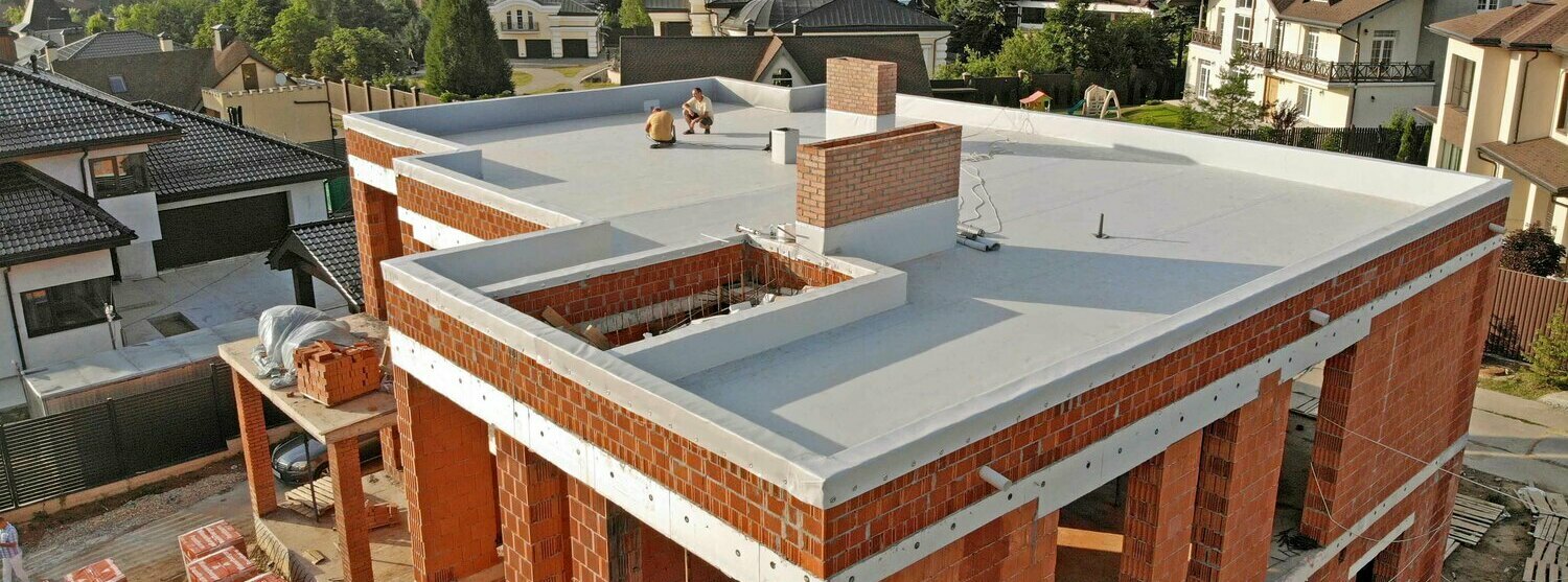 монтаж плоская кровля пвх, резитрикс Плоская кровля монтаж Русстрой