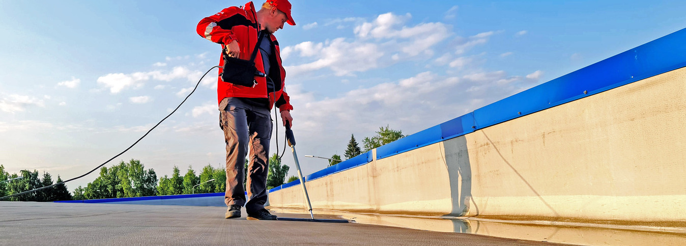 сверхточный поиск протечек кровля ремонт поиск протечек плоская кровля ремонт