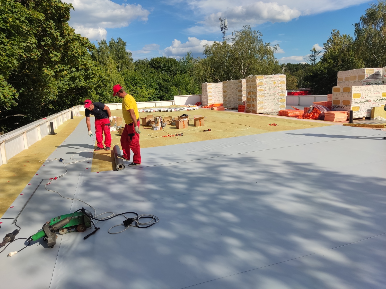 мембранная кровля Русстрой монтаж кровли пвх Русстрой