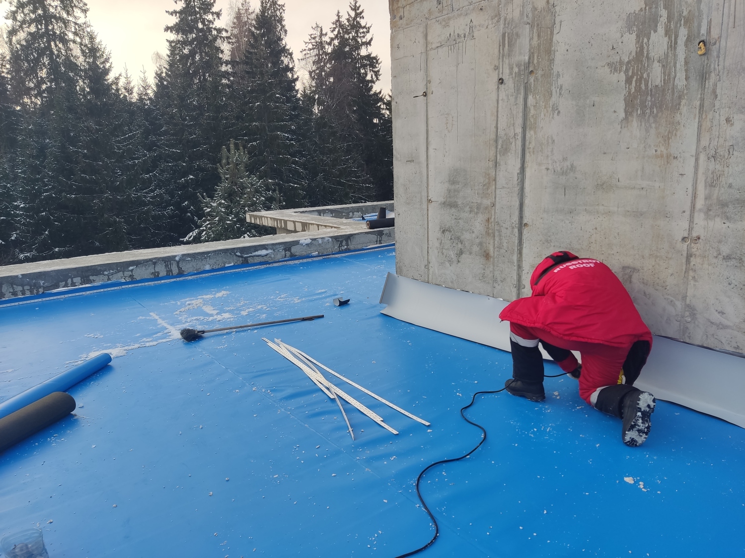 ПВХ мембрана Fatrafol AQUAPLAST Аквапласт 825 плоская кровля ПВХ Фатрафол АКВАПЛАСТ 825 Чехия