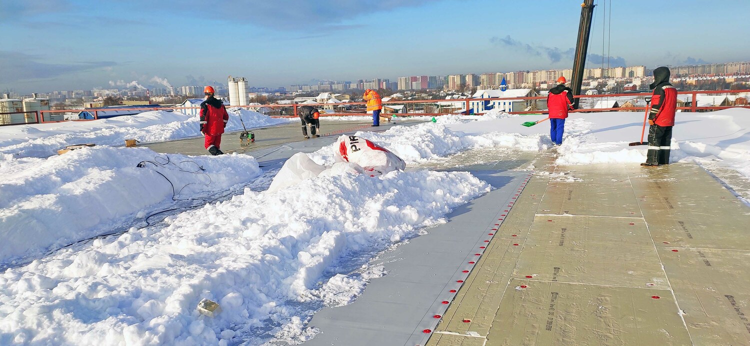 мембранная кровля Русстрой монтаж мембранной кровли