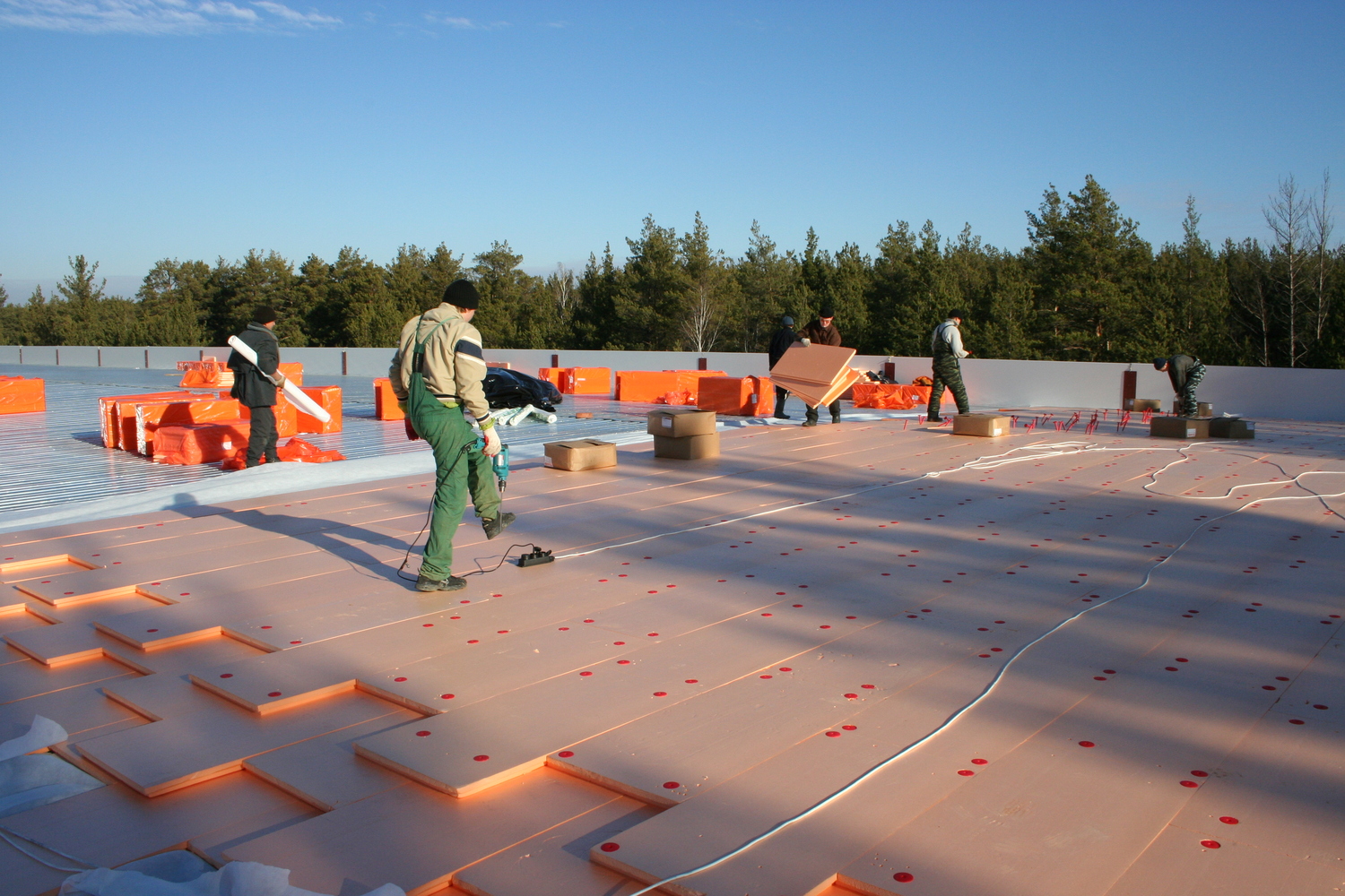 Русстрой плоская кровля плоская пвх кровля монтаж